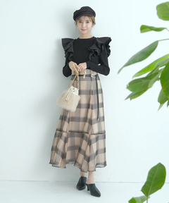 チェックオーガンスカート チェックオーガンスカート