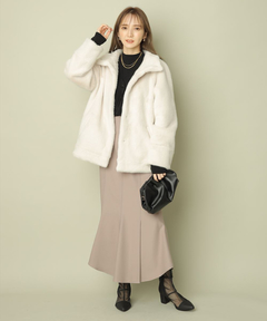 スリットマーメイドスカート スリットマーメイドスカート