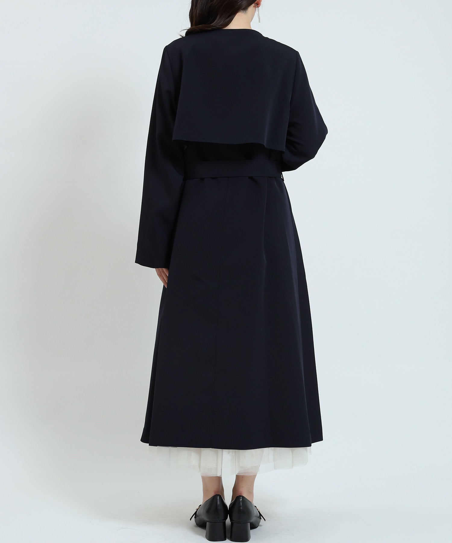 ダブルクロスラップコート