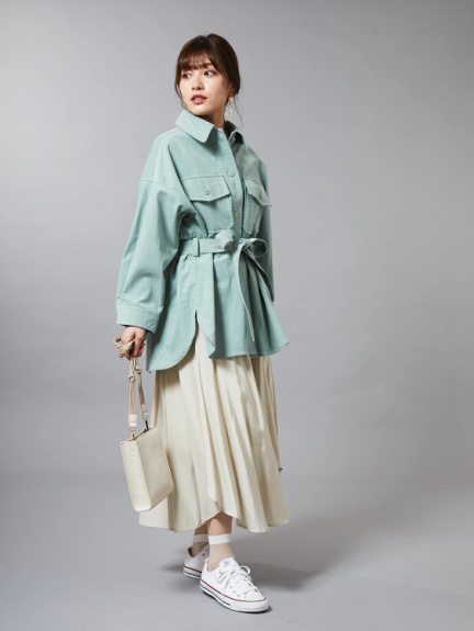 マットシャイン チューリップスカート