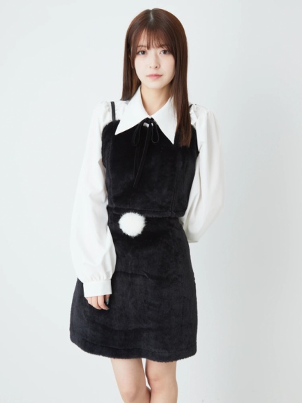 フェイクファー台形SK フェイクファー台形SK