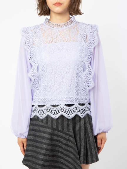 レースブラウスTOPS レースブラウスTOPS
