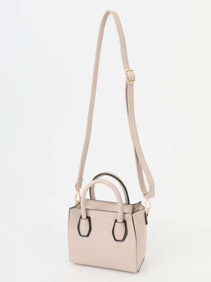 バイカラーハンドルデザインBAG バイカラーハンドルデザインBAG