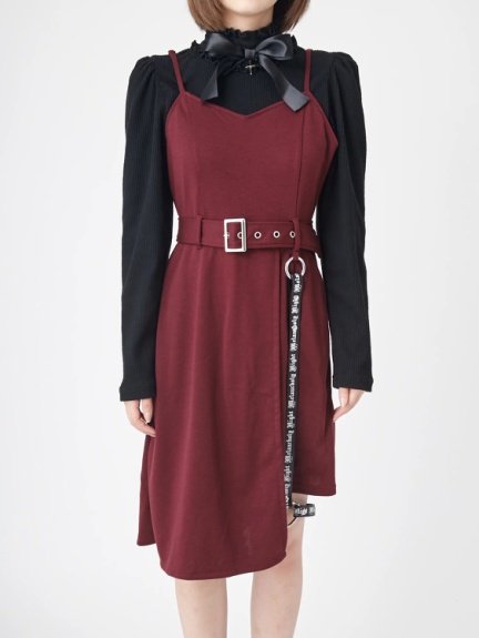 ハーネス付きキャミワンピース