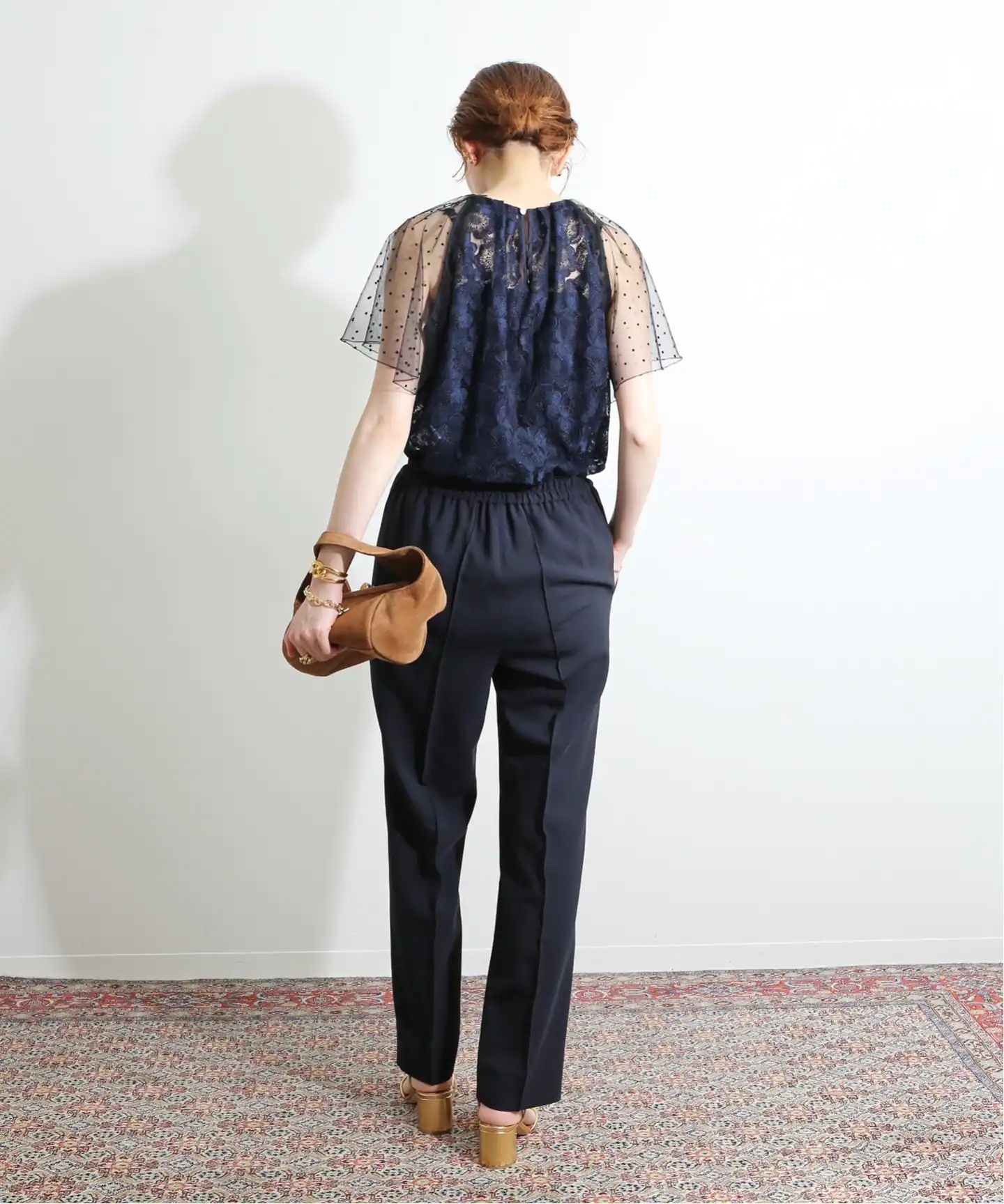 IENA LA BOUCLE W/PEトロ イージースラックス◆