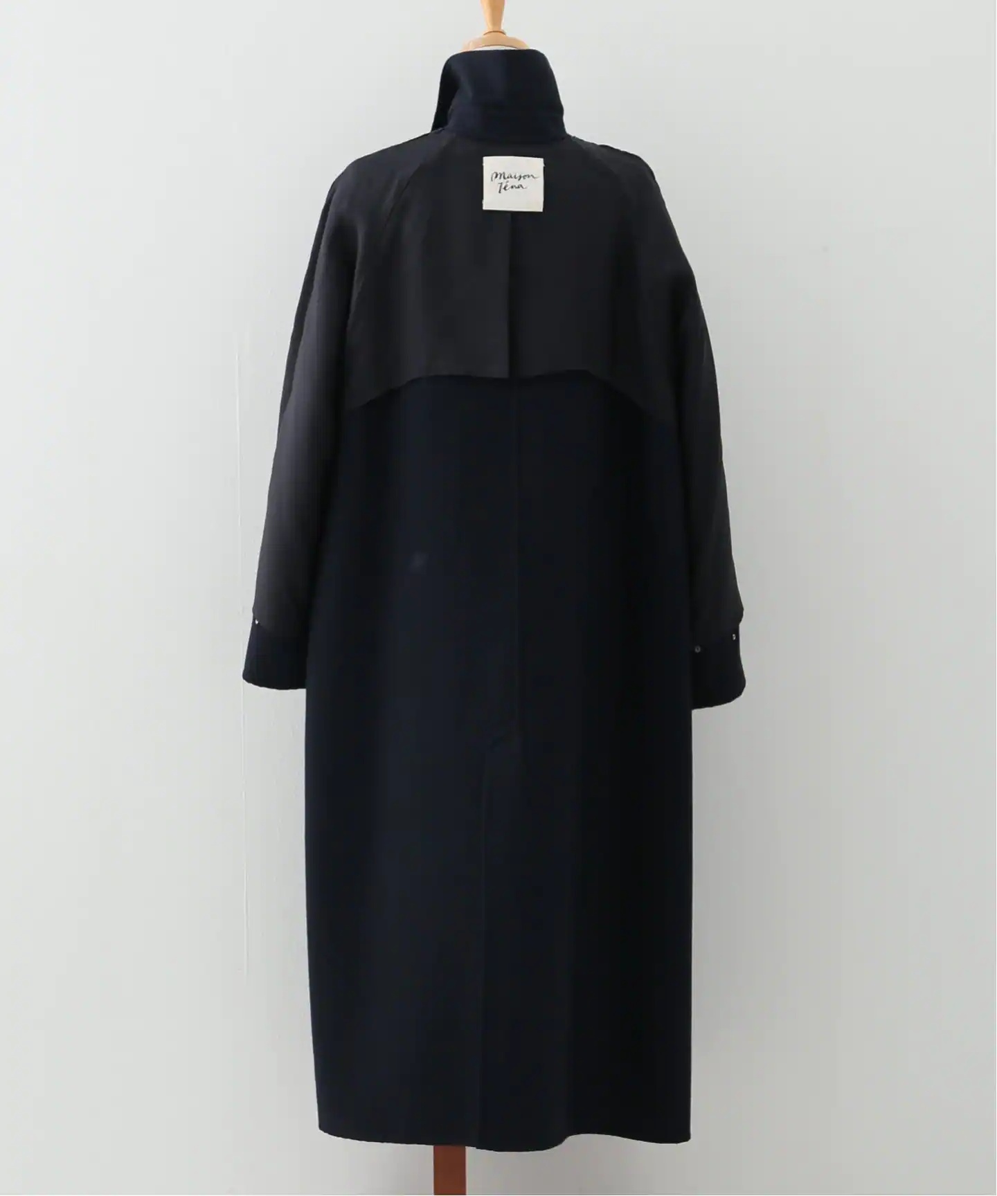 maisonウールリバーステンカラーコート◆ maisonウールリバーステンカラーコート◆