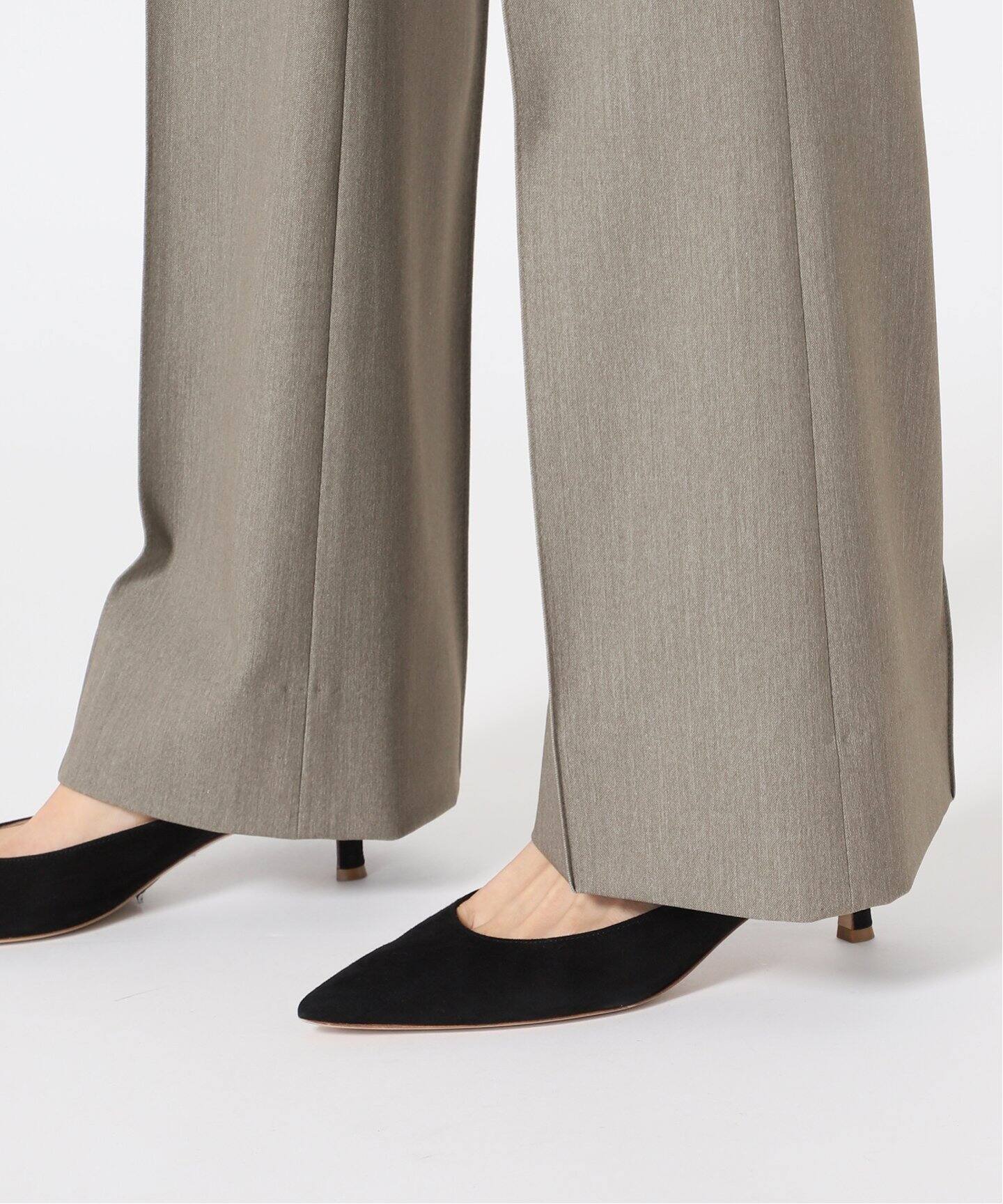 IENA LA BOUCLE PE/R 2wayストレッチフレアパンツ◆