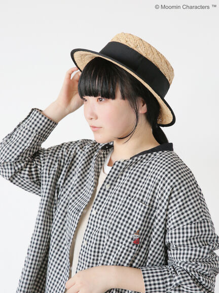 【Moomin×Samansa Mos2】刺繍クレリックシャツ