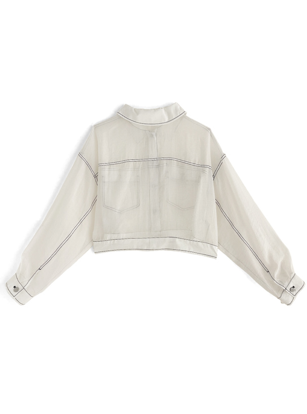 シアーデニムジャケット[on232]