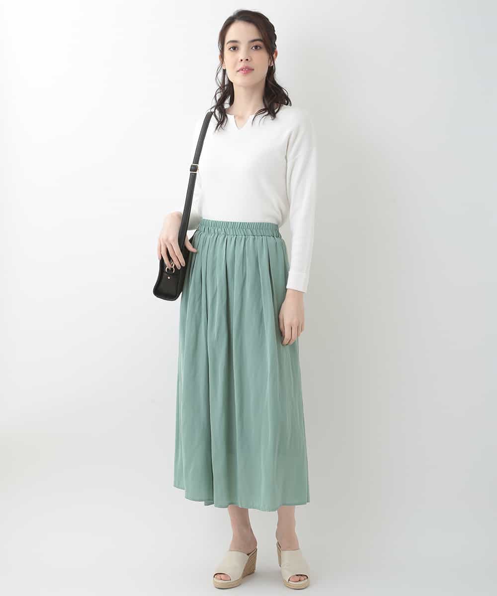 シフォンプリーツスカート