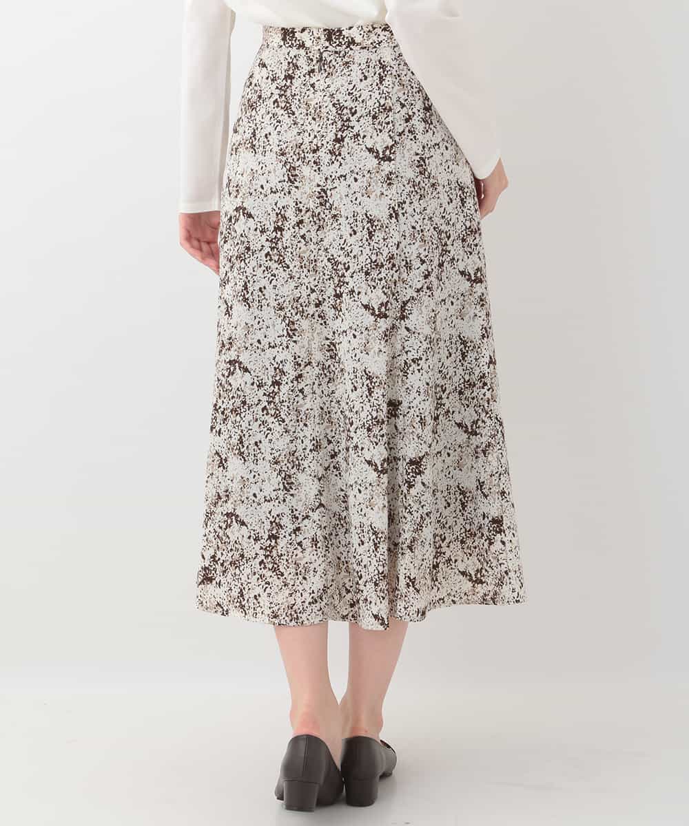 スプラッシュパターンミディスカート スプラッシュパターンミディスカート