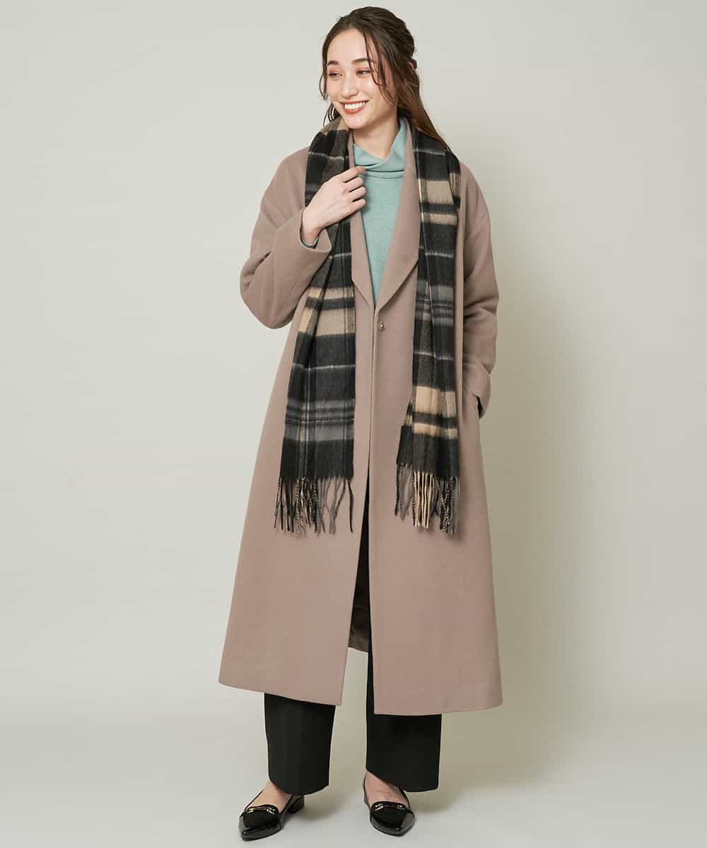 【洗濯機で洗える】ベルト付きハイウエストワイドパンツ