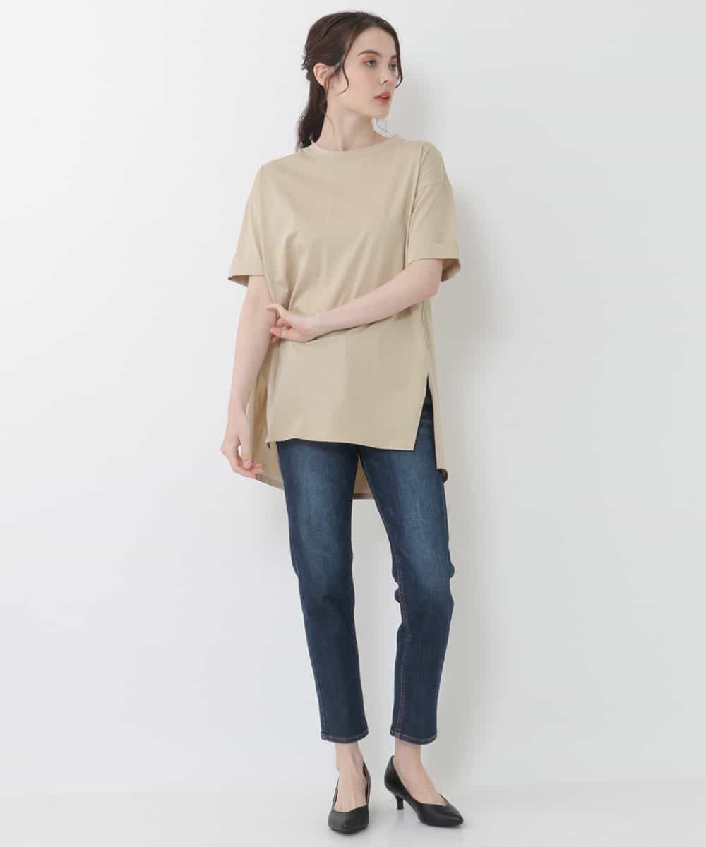 【洗濯機で洗える】ワイドTシャツ×バルファスワイドパンツセット