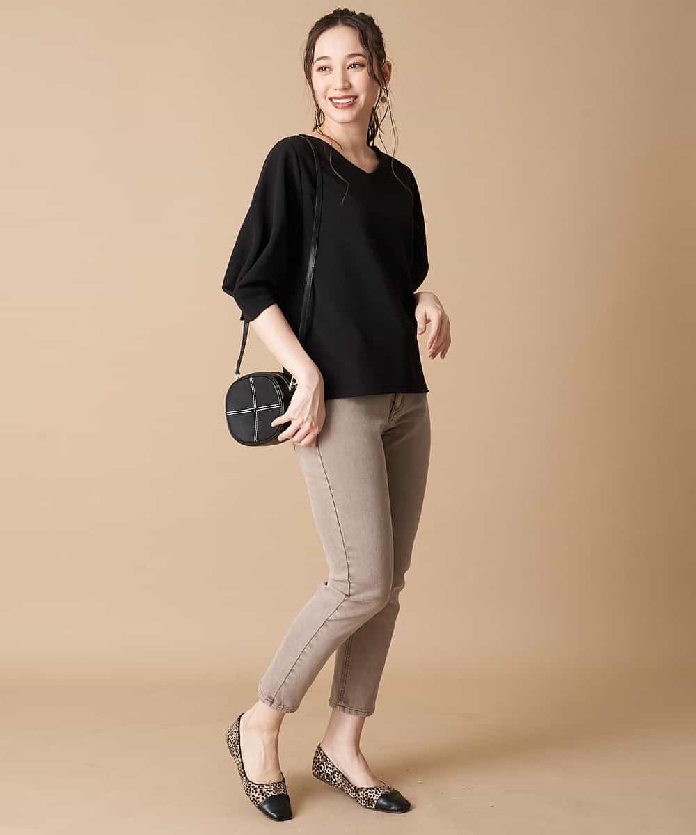 【洗濯機で洗える】スリムデニムパンツ