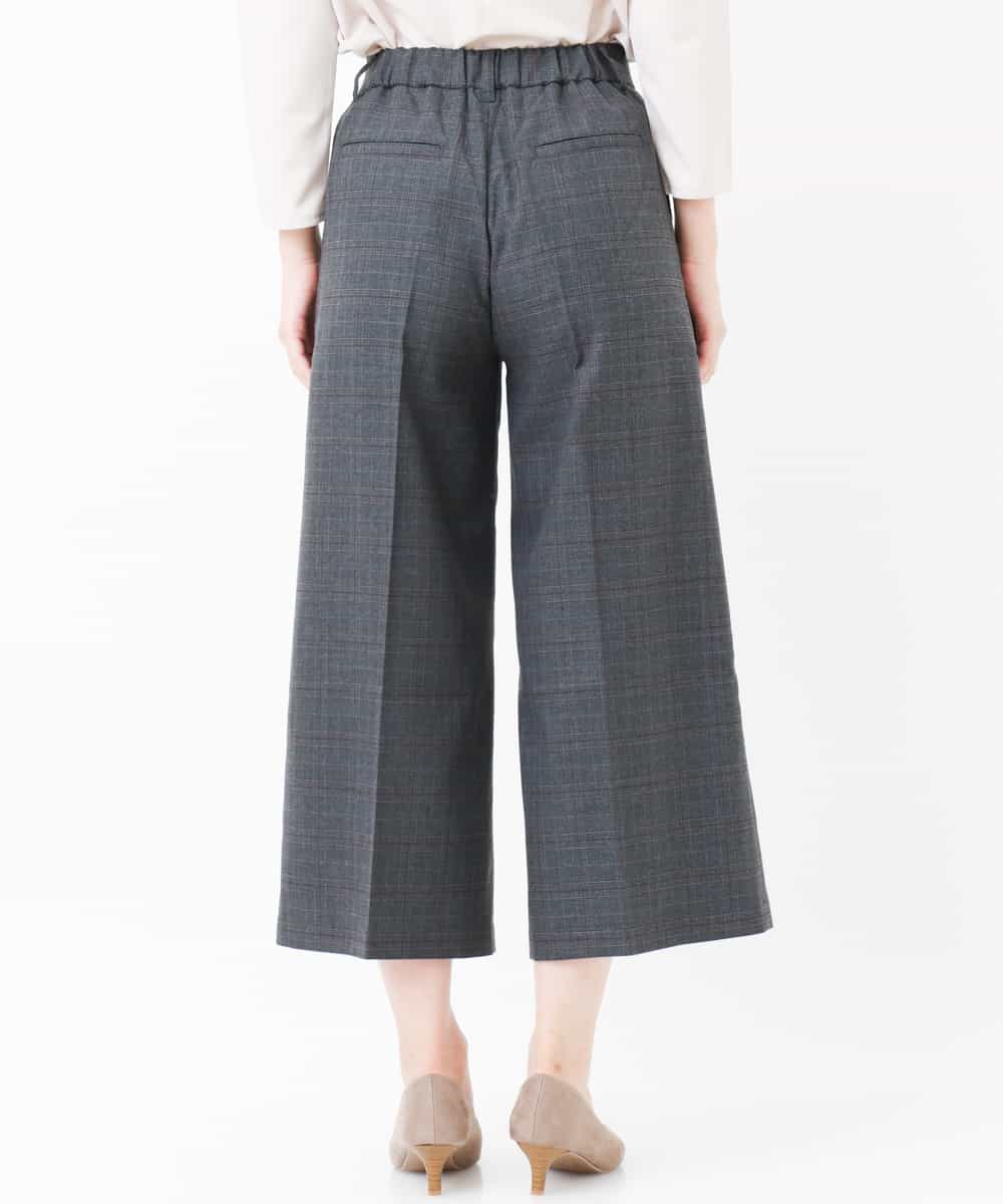 【セットアップ対応】キャリーマンワイドパンツ チェック柄 【セットアップ対応】キャリーマンワイドパンツ チェック柄