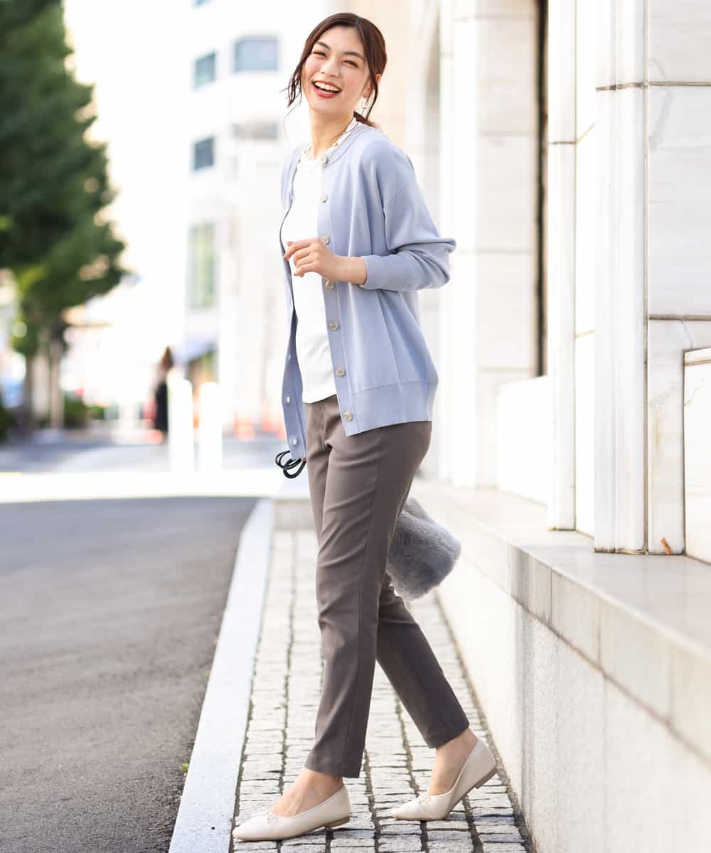 【マルチWAY】クルーネックミドルカーディガン 【マルチWAY】クルーネックミドルカーディガン