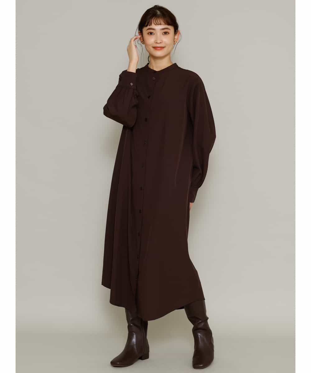 【2点セット】ニットベスト付きゆったりワンピース