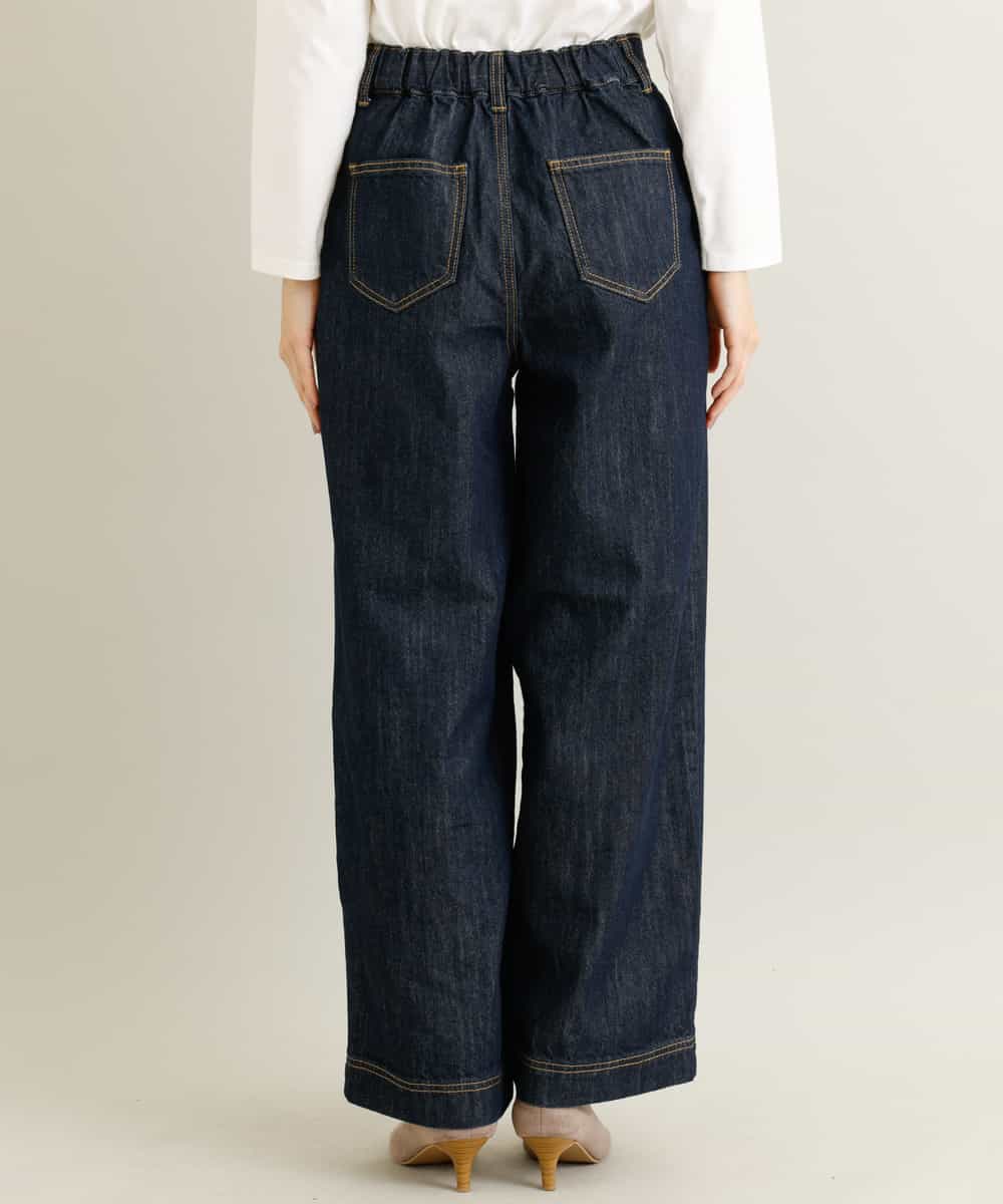 【雑誌 InRed(宝島社)4月号掲載】デニムワイドパンツ 【雑誌 InRed(宝島社)4月号掲載】デニムワイドパンツ