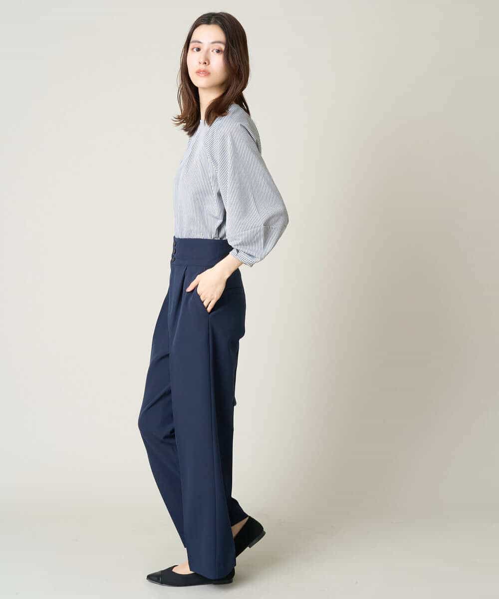 ハイウエストストレートパンツ