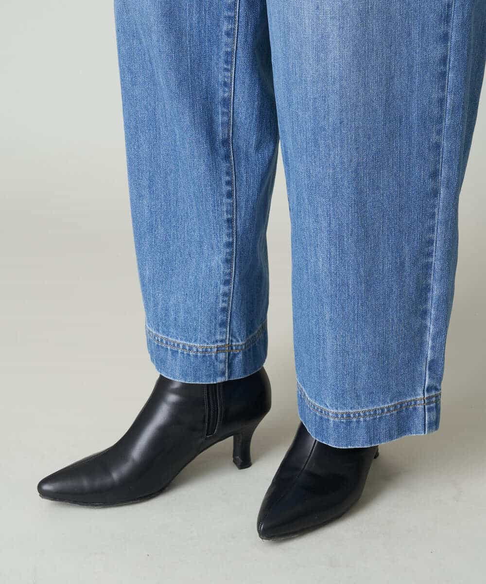 デニムワイドパンツ