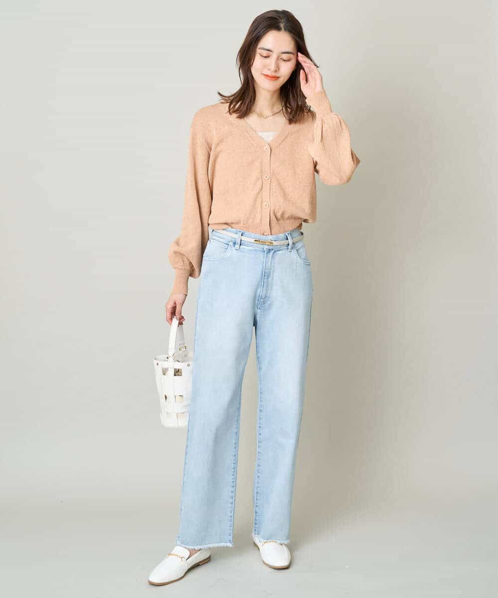 ショートニットカーディガン