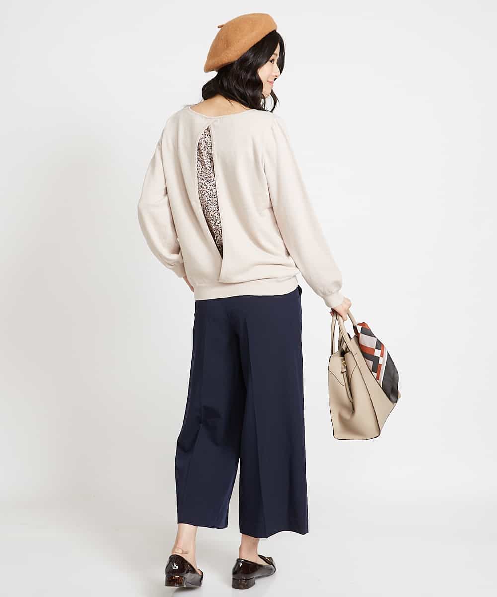 【WEB限定】バックシャンニット