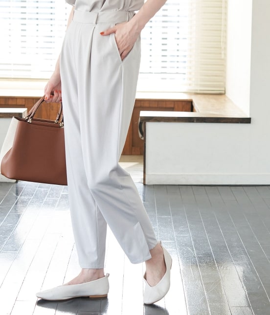 【期間限定価格!】
【セットアップ対応】カットきれいめイージーパンツ