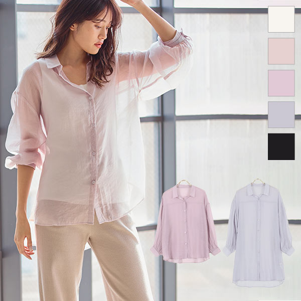 選べる2丈の シアーシャツ [C5327]