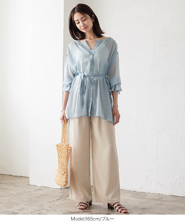 3wayシアーブラウス [C5508]