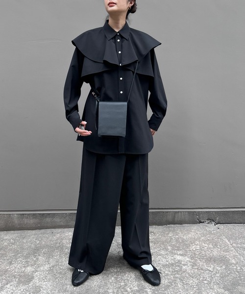 【Audrey and John Wad】トロピカルラップタックパンツ