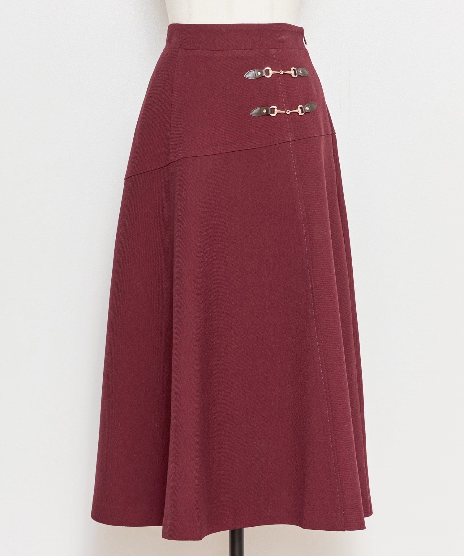 ビット付チェックスカート ビット付チェックスカート