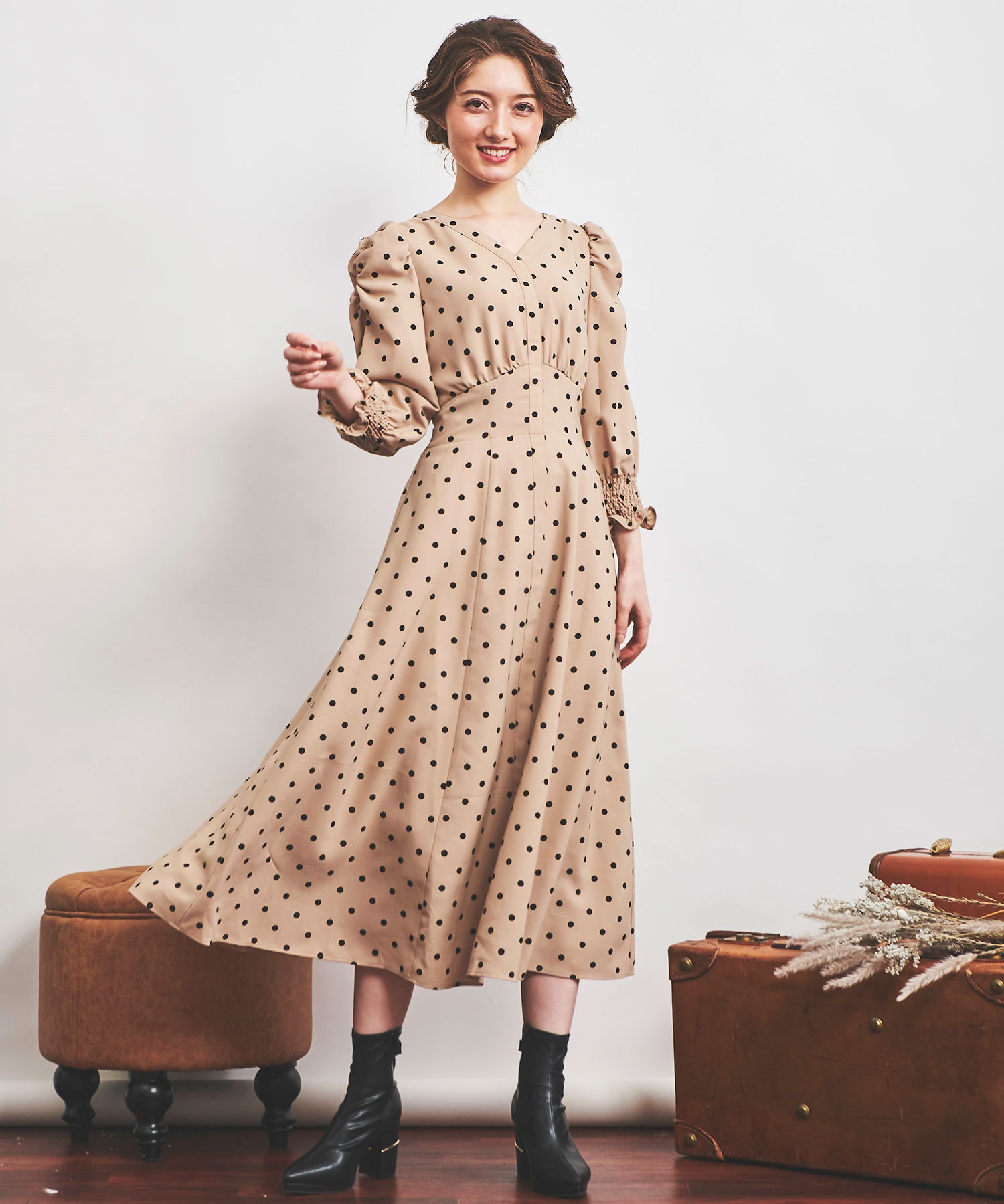 【予約】パターンワンピ 【予約】パターンワンピ