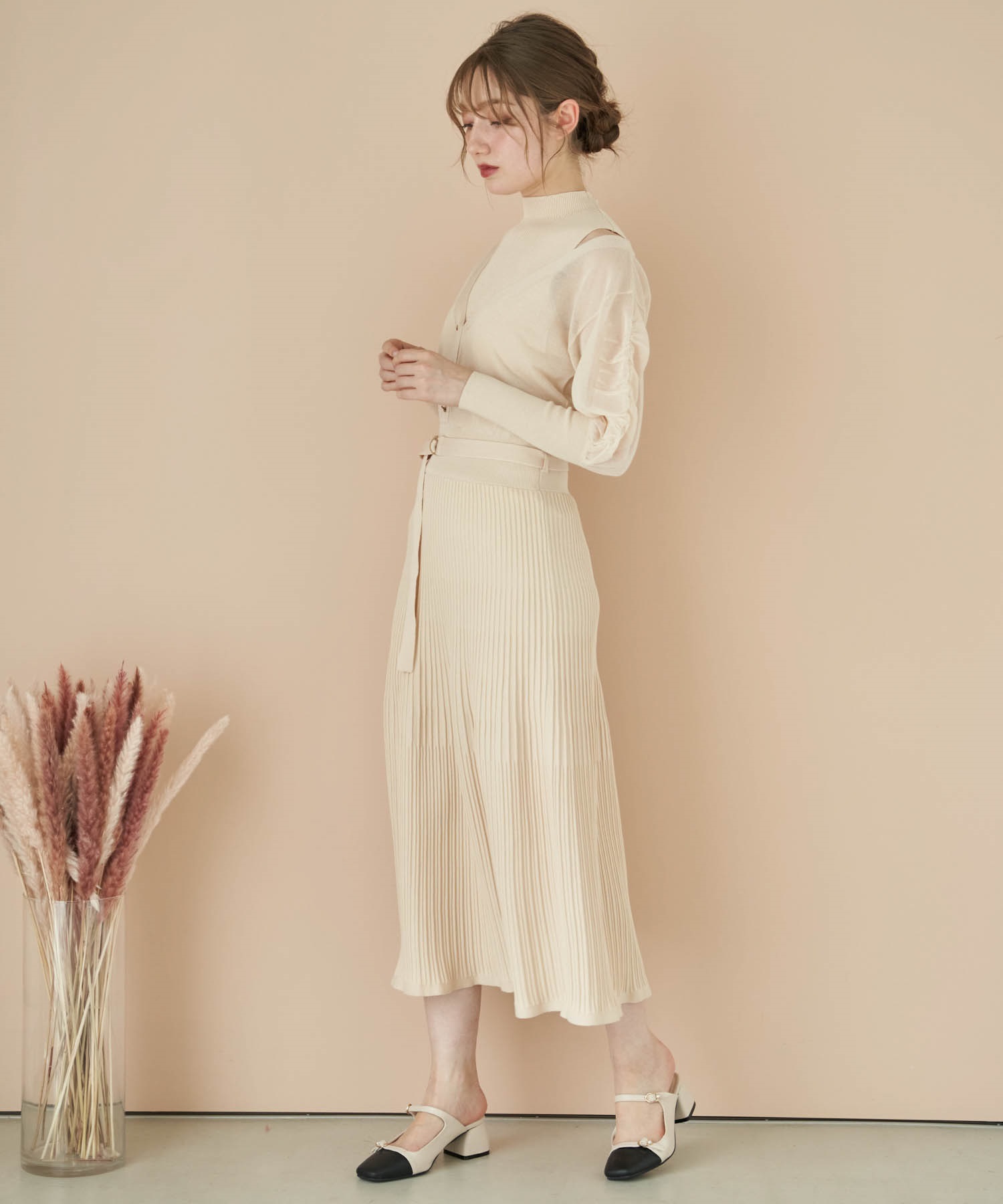 【SSサイズあり】シアードッキングワンピース