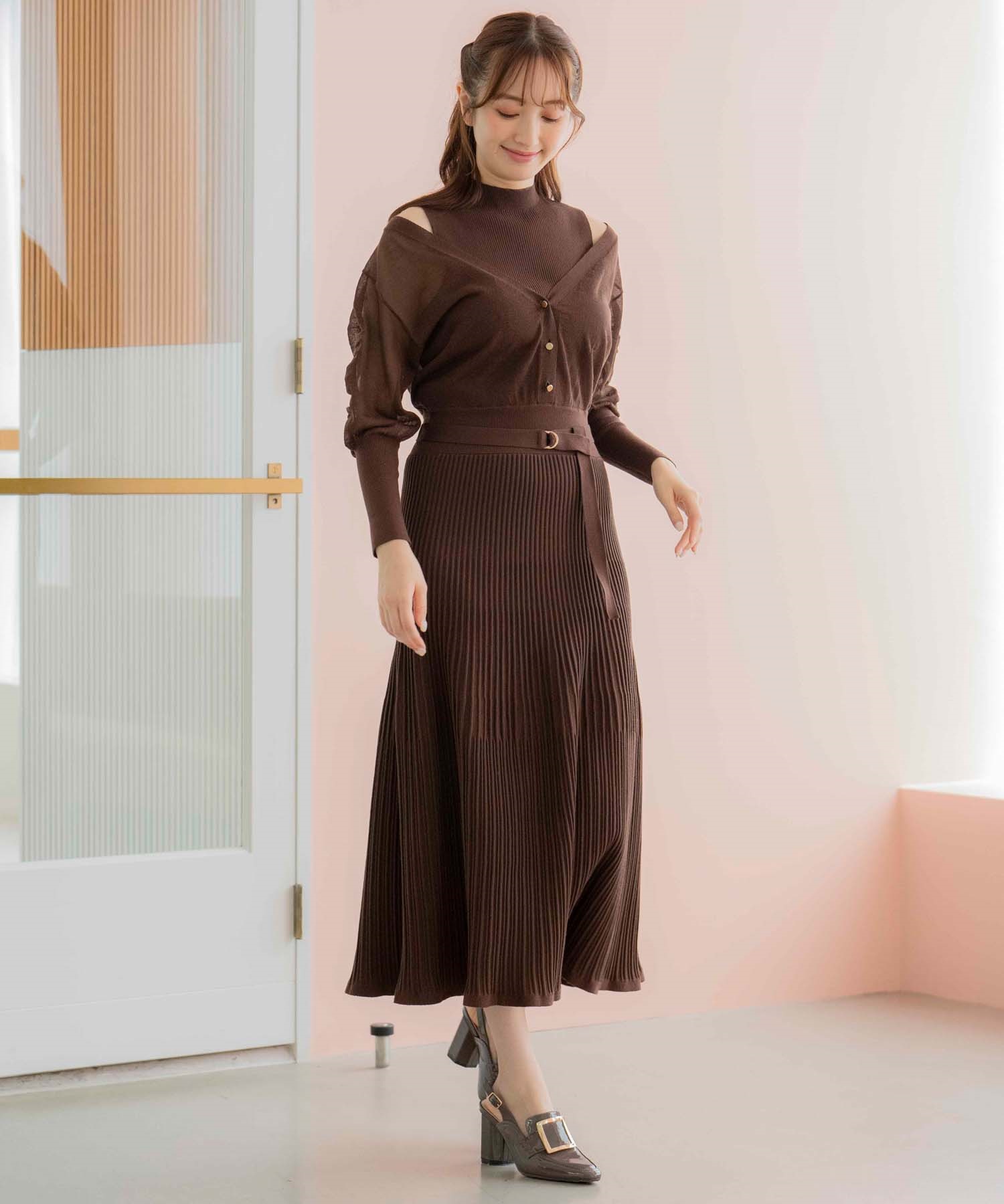 【SSサイズあり】シアードッキングワンピース