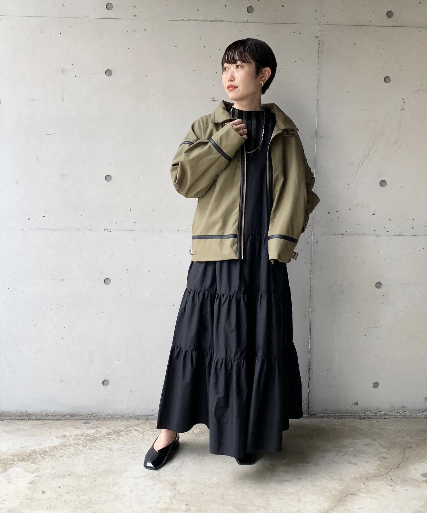 フェイクレザーフライトジャケット フェイクレザーフライトジャケット