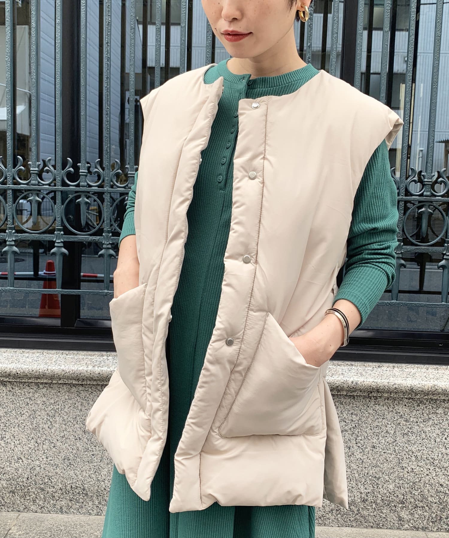 オフトンファイバーダウンベスト オフトンファイバーダウンベスト