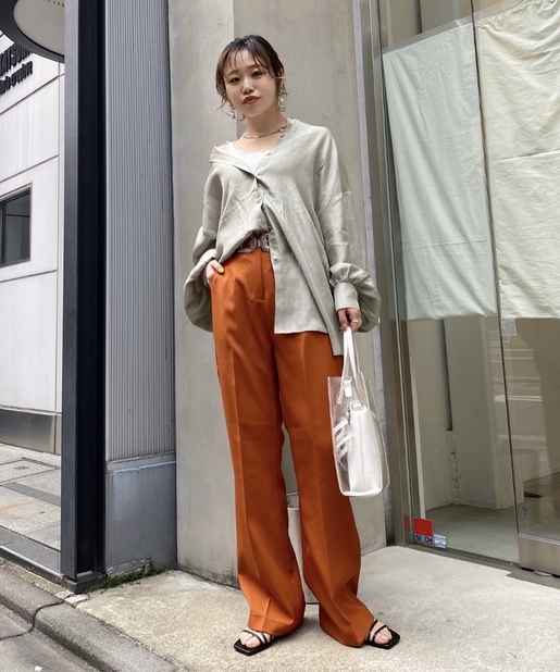 フレアープレススラックス フレアープレススラックス