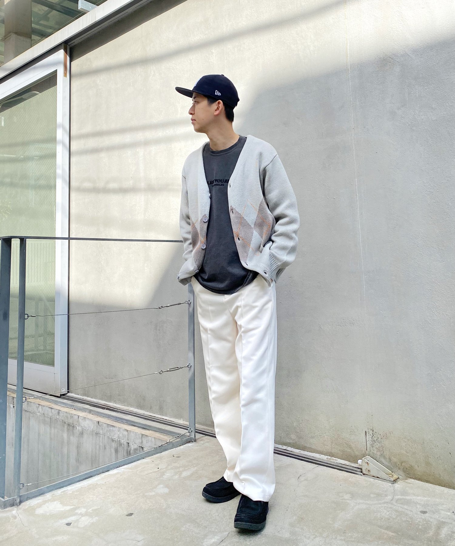 【KOOKY'N/クーキー】S/S アーガイルカーディガン