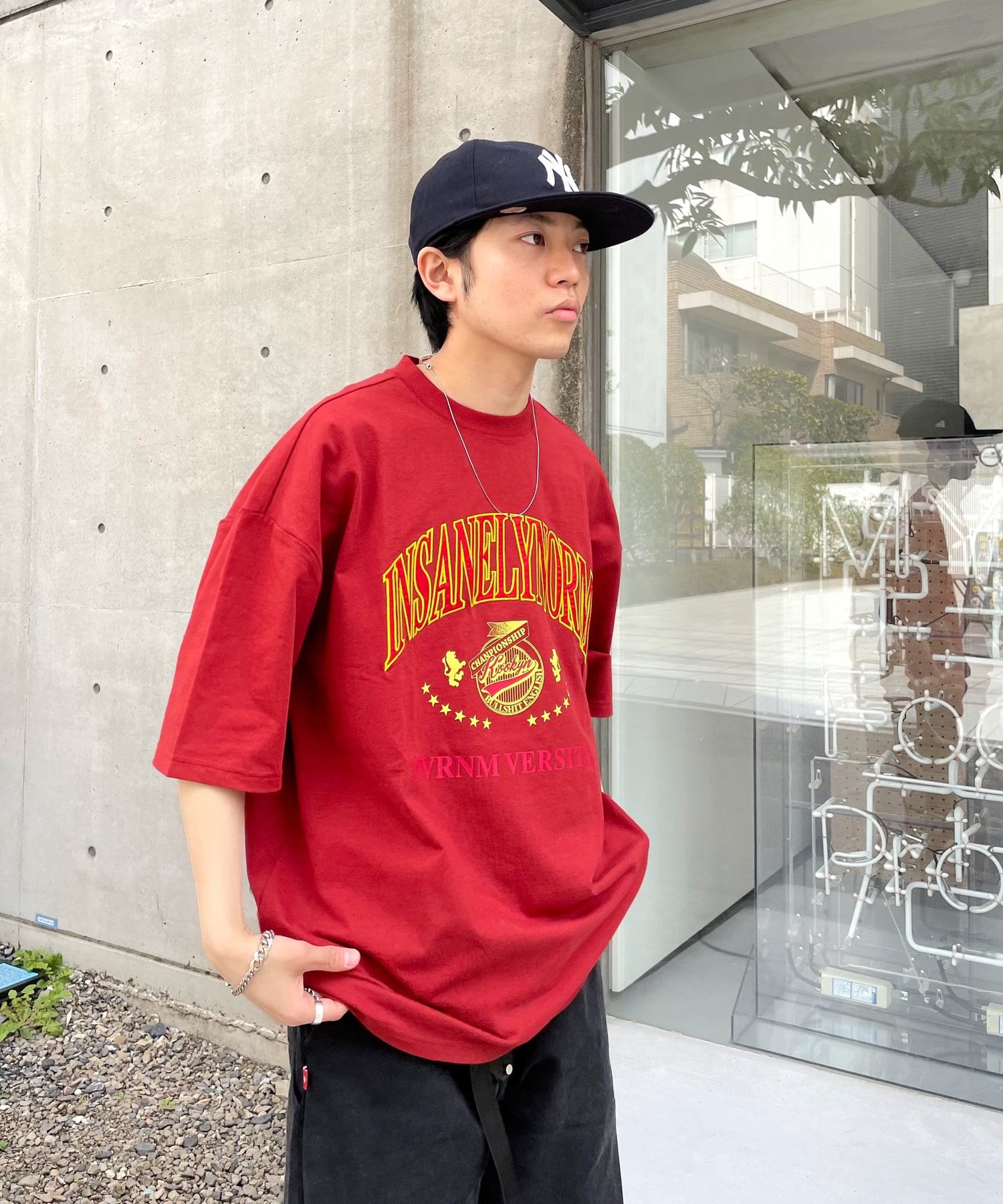 【KOOKY'N/クーキー】刺繍viesityカレッジTEE 【KOOKY'N/クーキー】刺繍viesityカレッジTEE