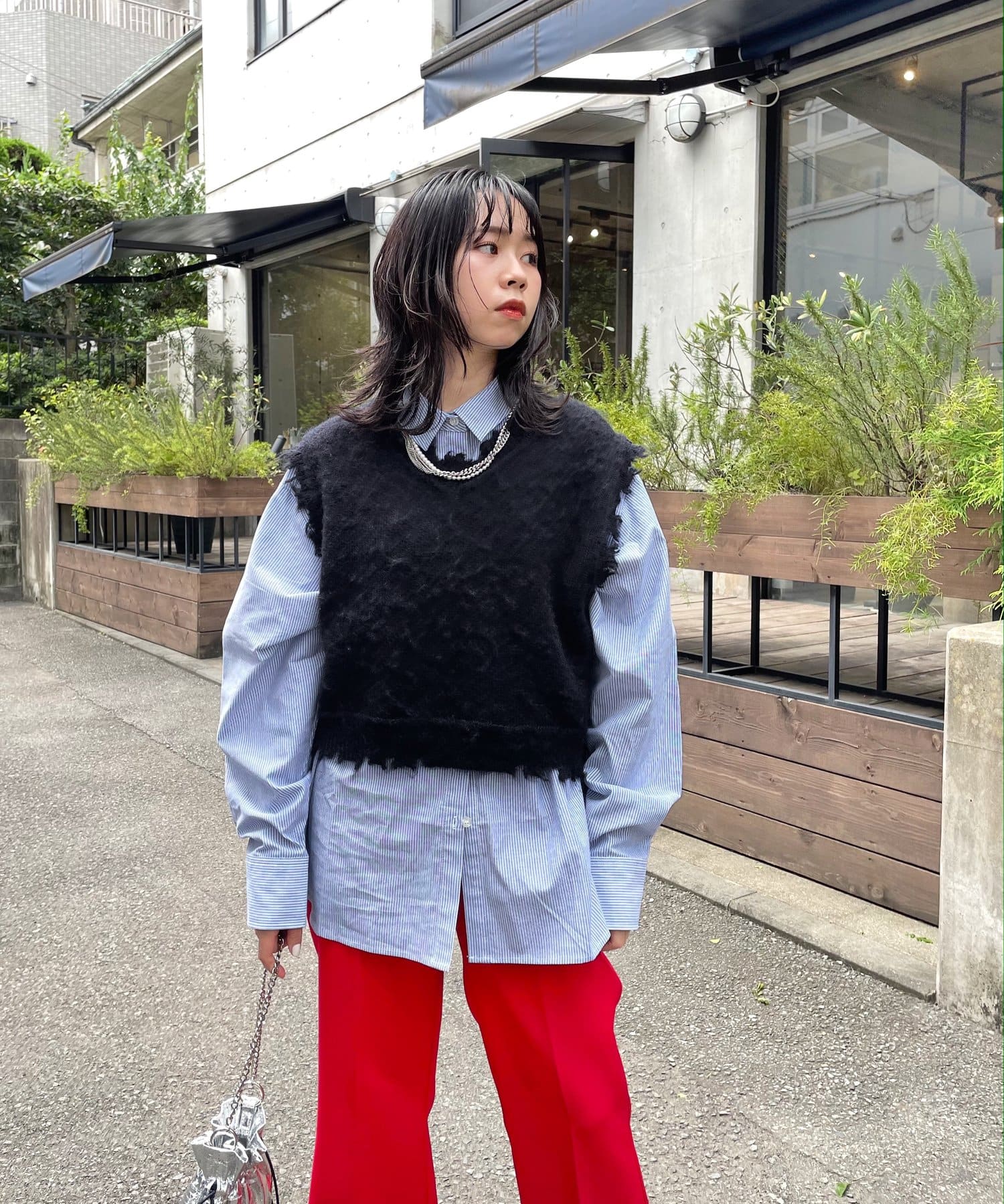 ブラッシュニットベスト ブラッシュニットベスト