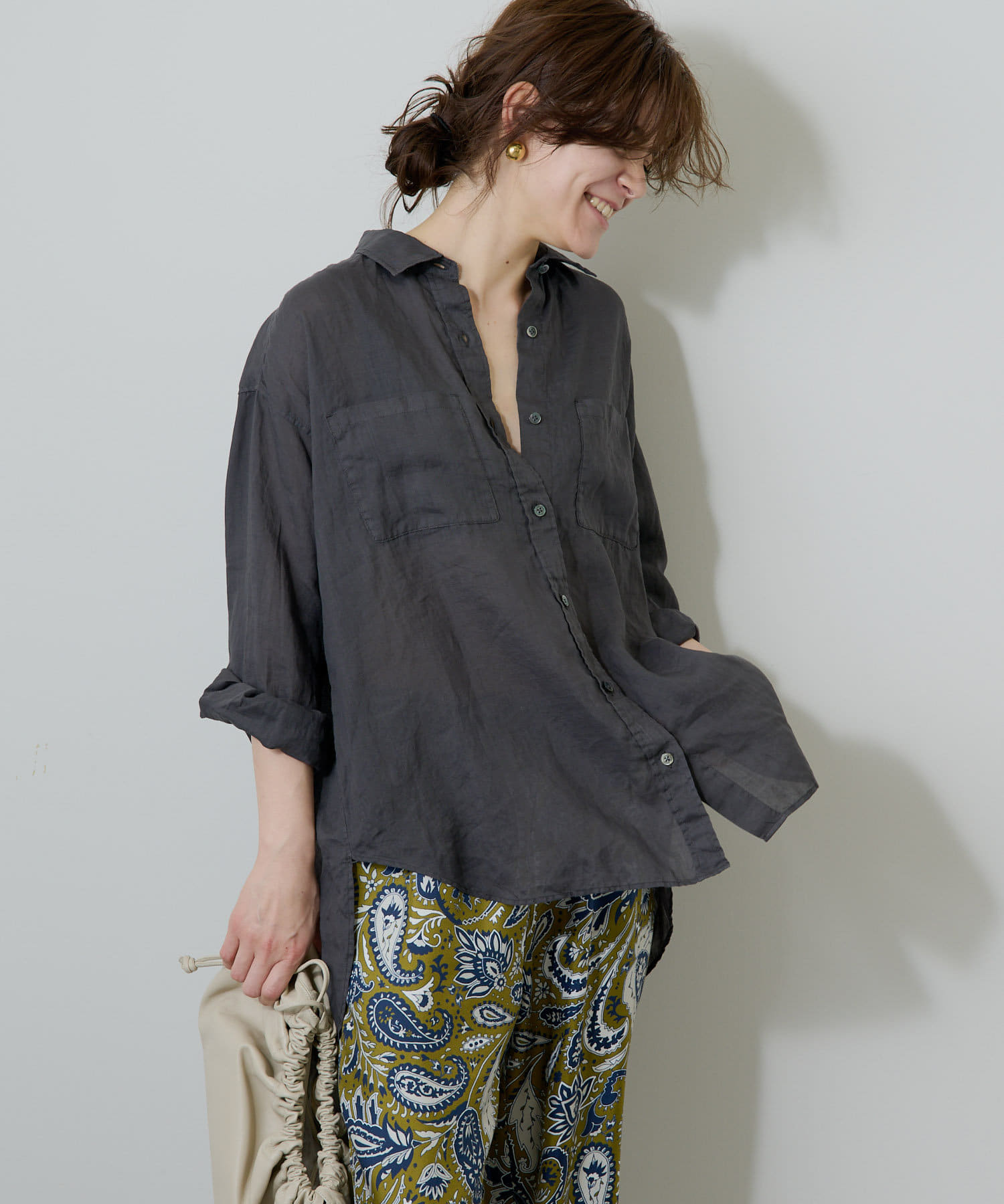 ラミー製品染めシャツ ラミー製品染めシャツ