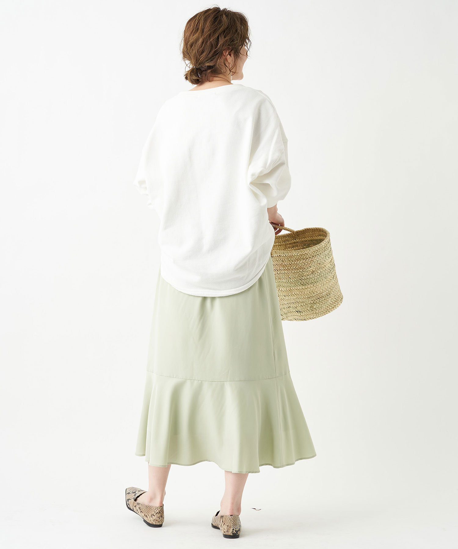 【《コーディネート力抜群の1枚》手洗い可】スリットネック裏毛プルオーバー 【《コーディネート力抜群の1枚》手洗い可】スリットネック裏毛プルオーバー