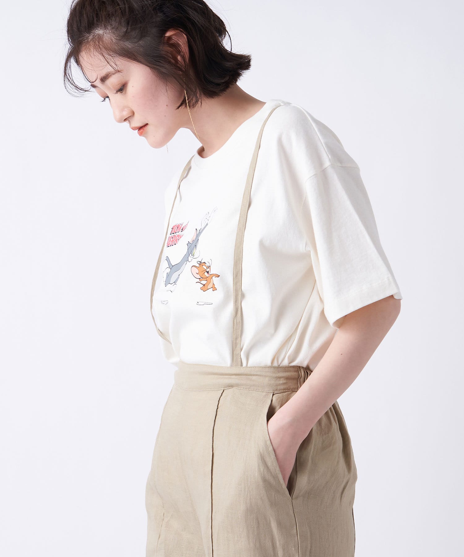 ここでしか手に入らない！【WEB限定・洗える】トム&ジェリークルーT