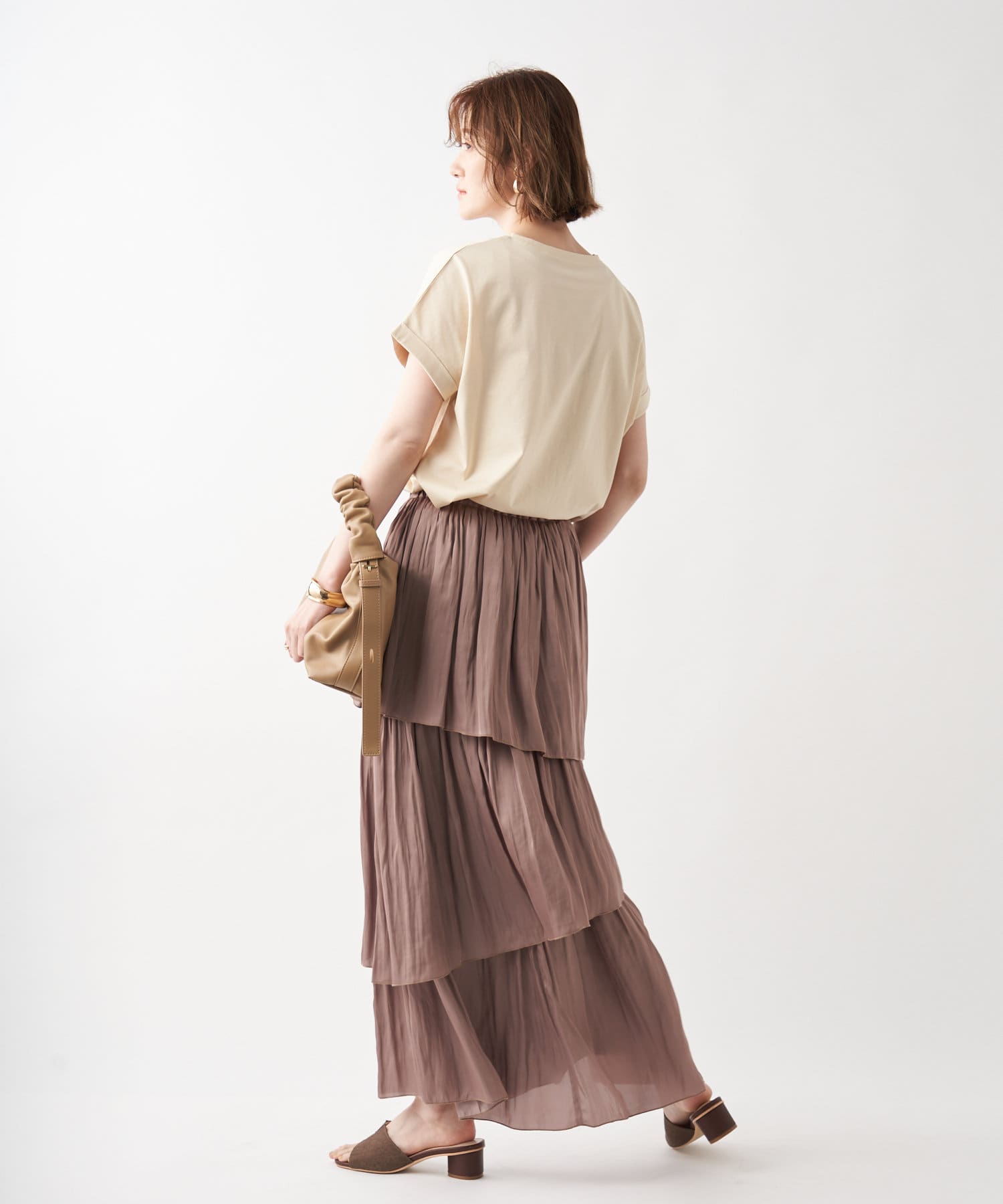 【STORY(ストーリー)】ギャザーハンドルバッグ