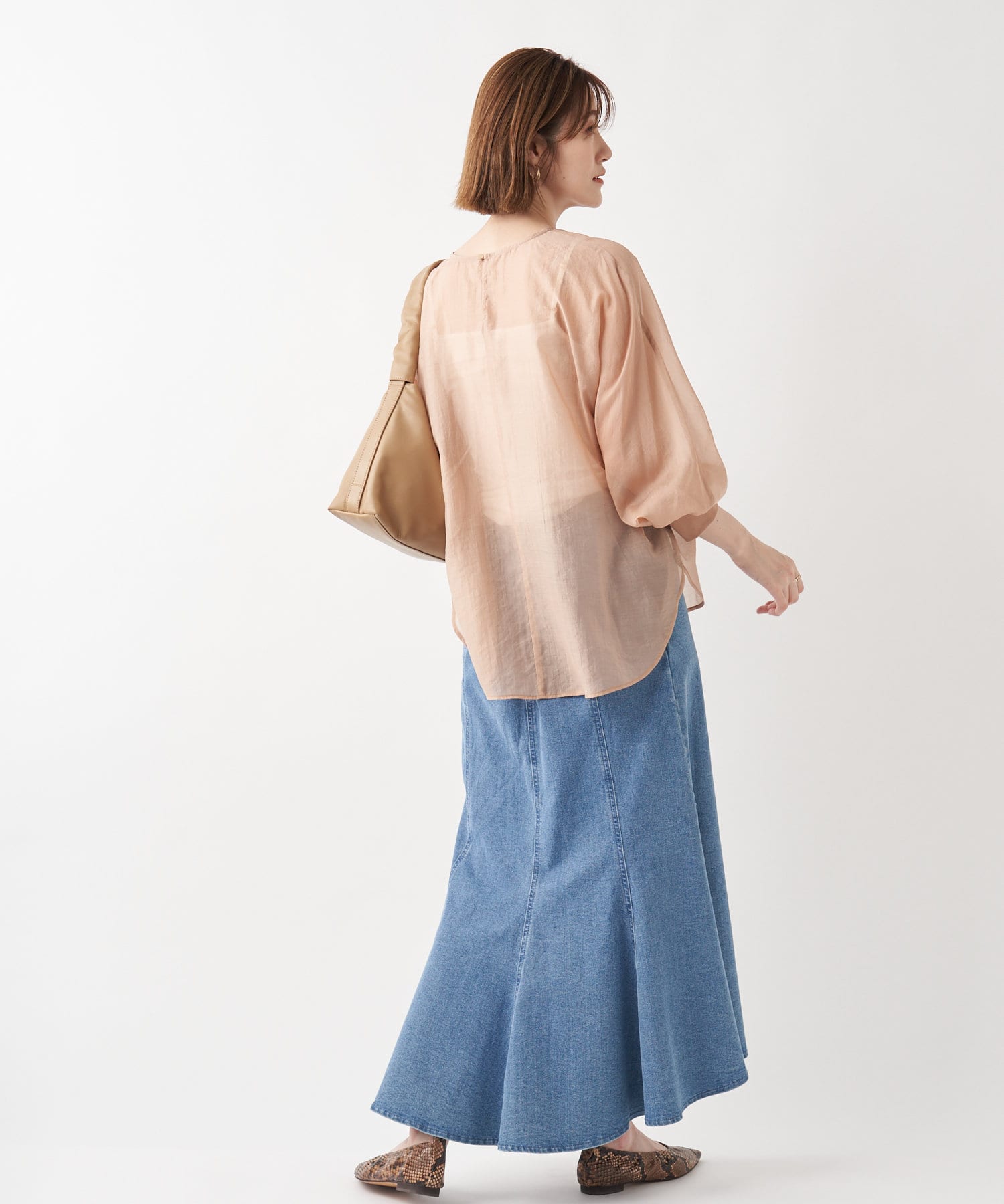 【STORY(ストーリー)】ギャザーハンドルバッグ