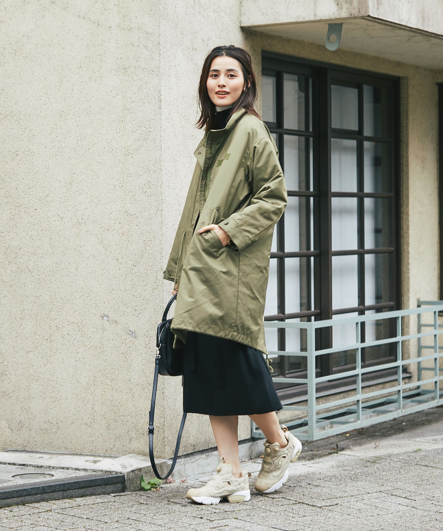 【ロングシーズンで使える】ライナー付きスタンドモッズコート