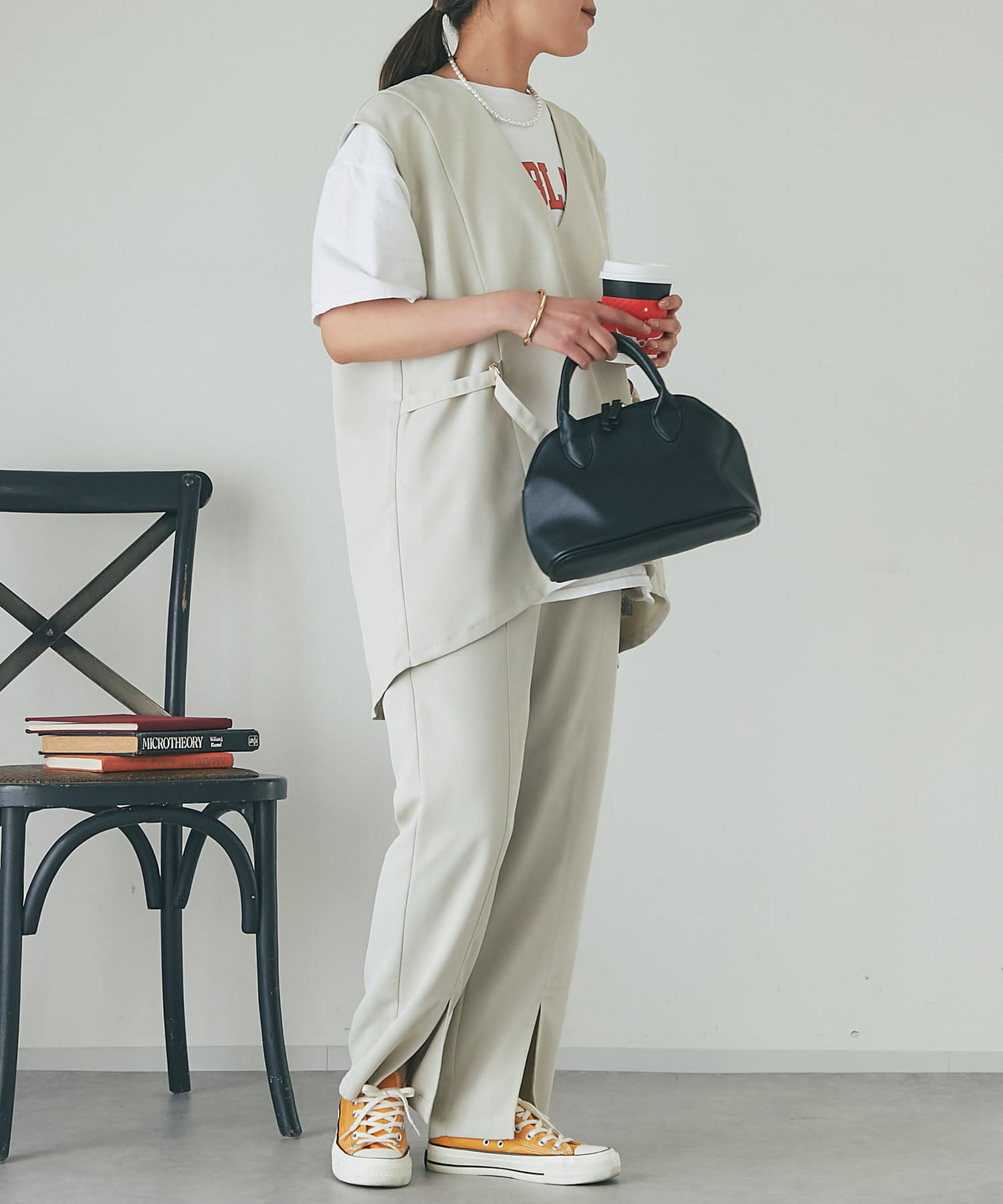 Wジップ合皮ボストン Wジップ合皮ボストン