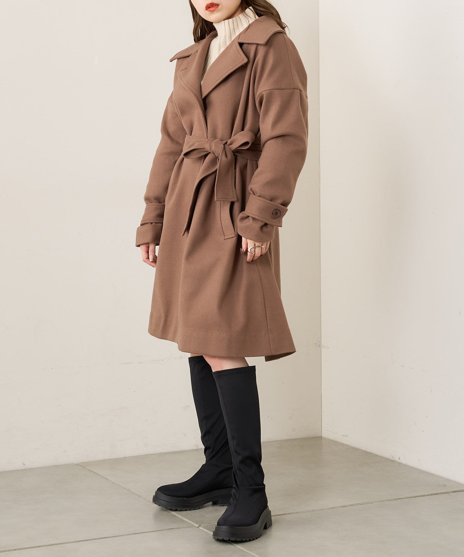 ステンカラーコート