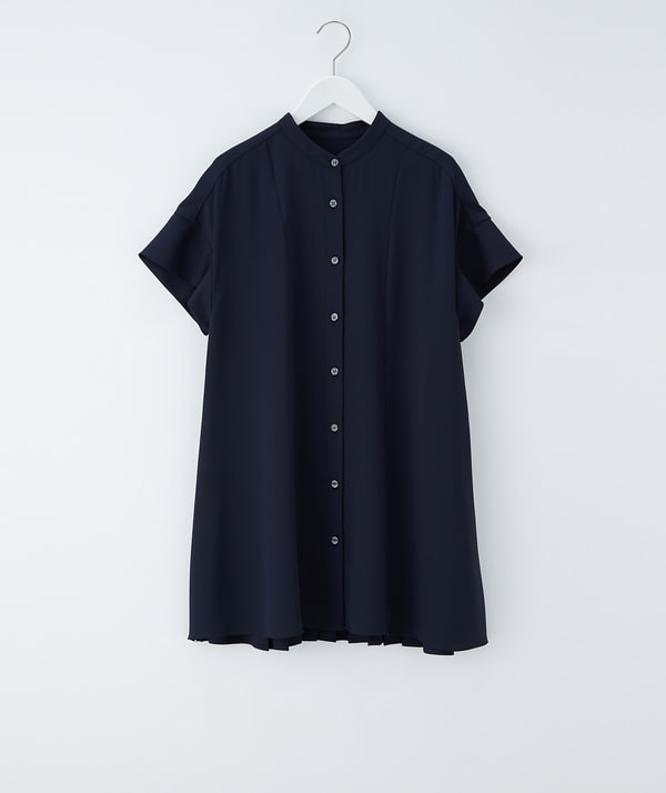 ジョーゼットバックプリーツブラウス