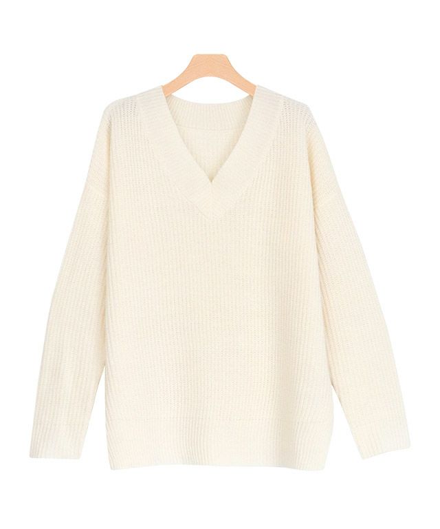 ルーズシルエットVネックニット ルーズシルエットVネックニット